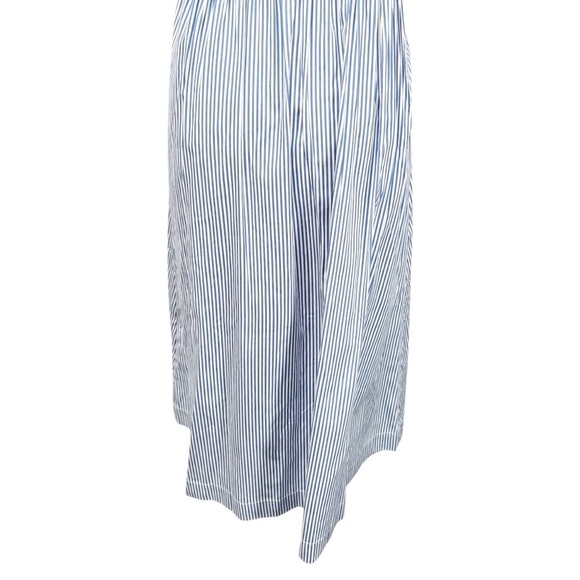 AYR The Villa Short Sleeve Belted Midi Shirt Dress Blue Stripe Size XS - Picture 9 of 11